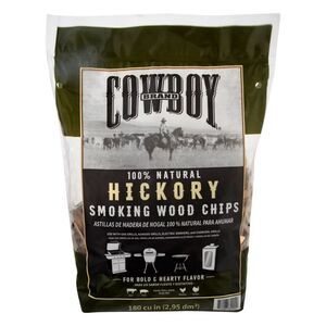 Cowboy 180 cu in Hickory Chips: Ideal for Smoker